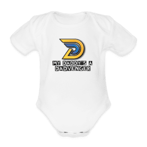 My Daddy’s a Dadvenger Baby Grow (3-6mths - White)